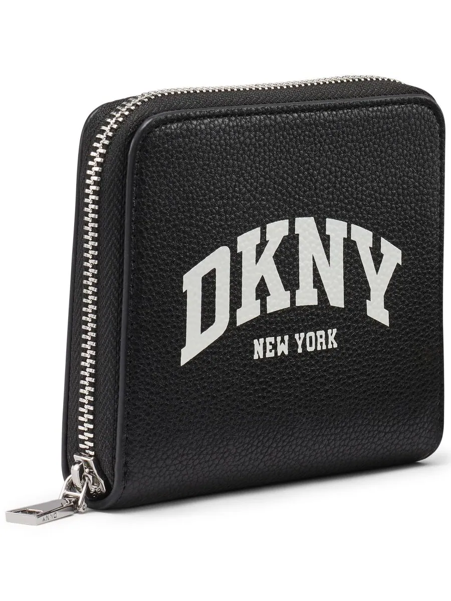 Женский кошелек Hadlee с застежкой-молнией DKNY — изображение 3 из 4, черный