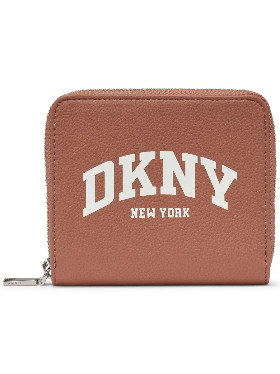 Женский кошелек Hadlee с застежкой-молнией DKNY — изображение 1 из 4, коричневый