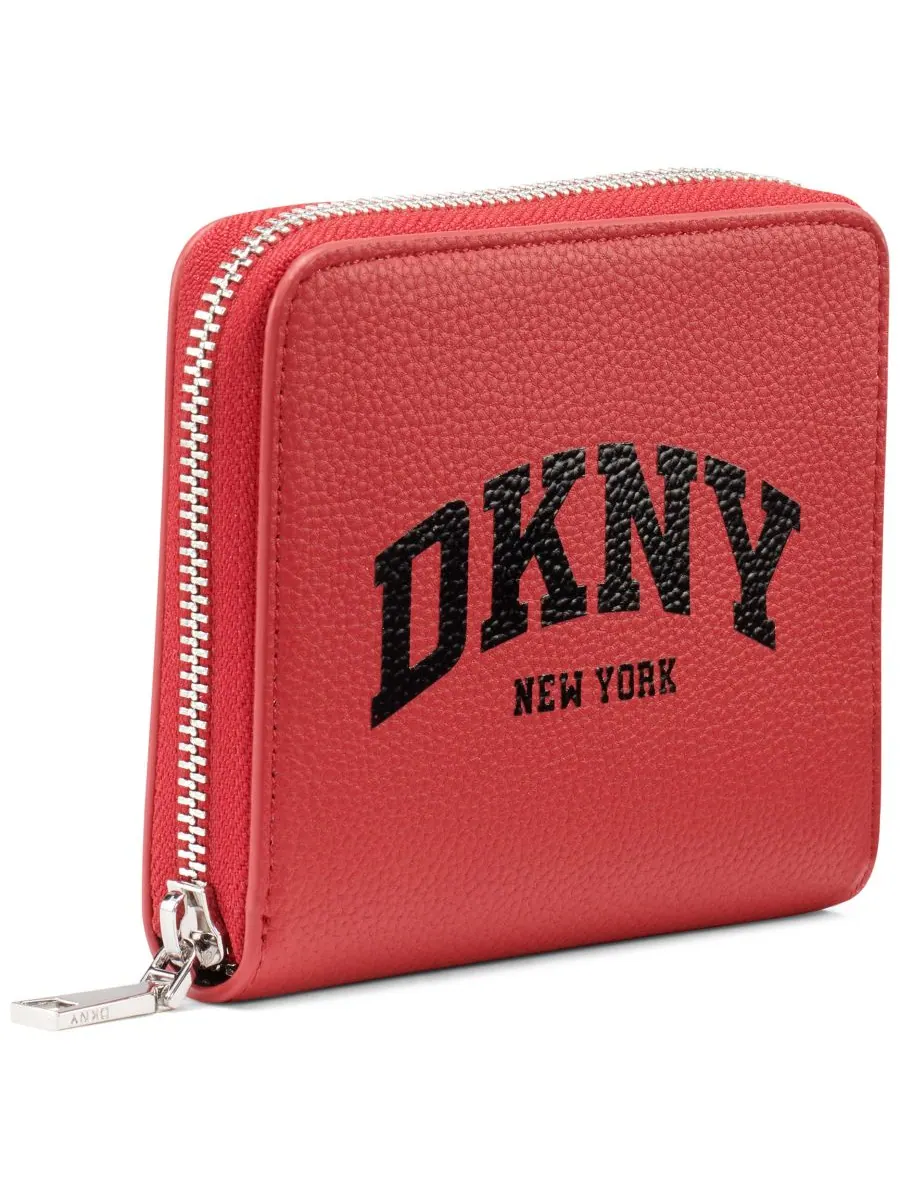 Женский кошелек Hadlee с застежкой-молнией DKNY — изображение 3 из 4, яркий красный