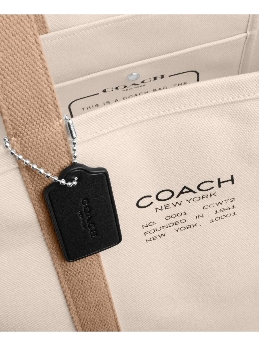 Мужская хозяйственная холщовая сумка-тоут COACH — 5