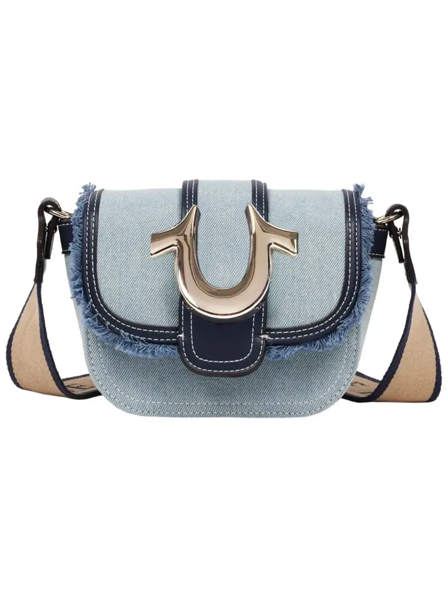 Мини-сумка через плечо с бахромой Asher Frayed Edge Mini Flap True Religion