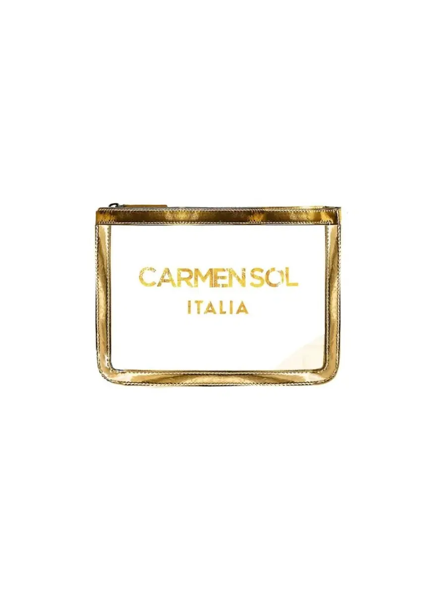 Прозрачная клатч-сумка Firenze Clear Pochette, Carmen Sol — изображение 1 из 3, золото