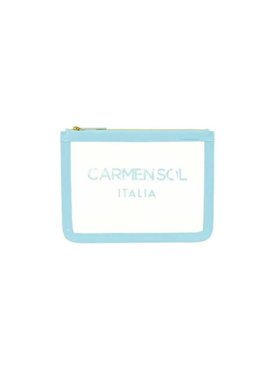 Прозрачная клатч-сумка Firenze Clear, Carmen Sol — изображение 1 из 3, синий