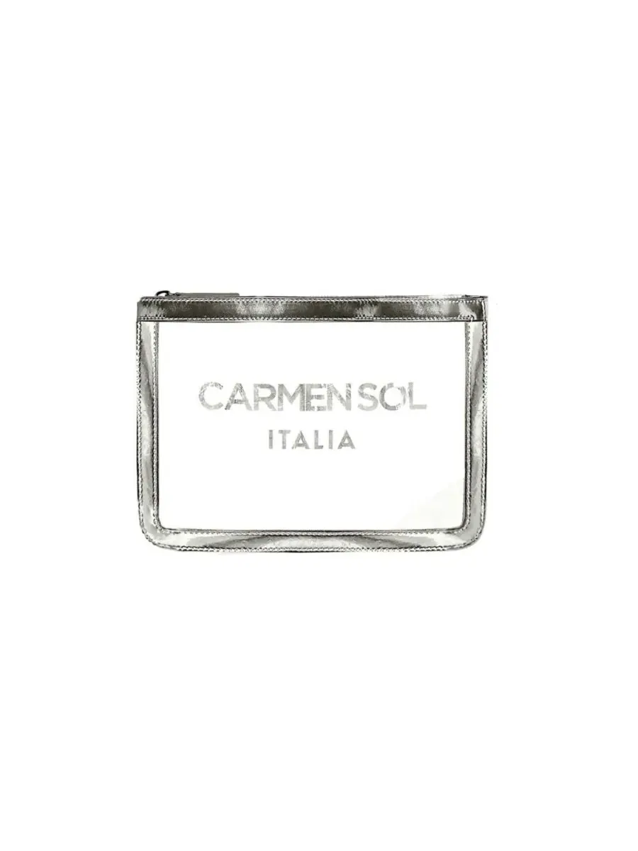 Прозрачный клатч Firenze Clear Carmen Sol — изображение 1 из 3, серебряный