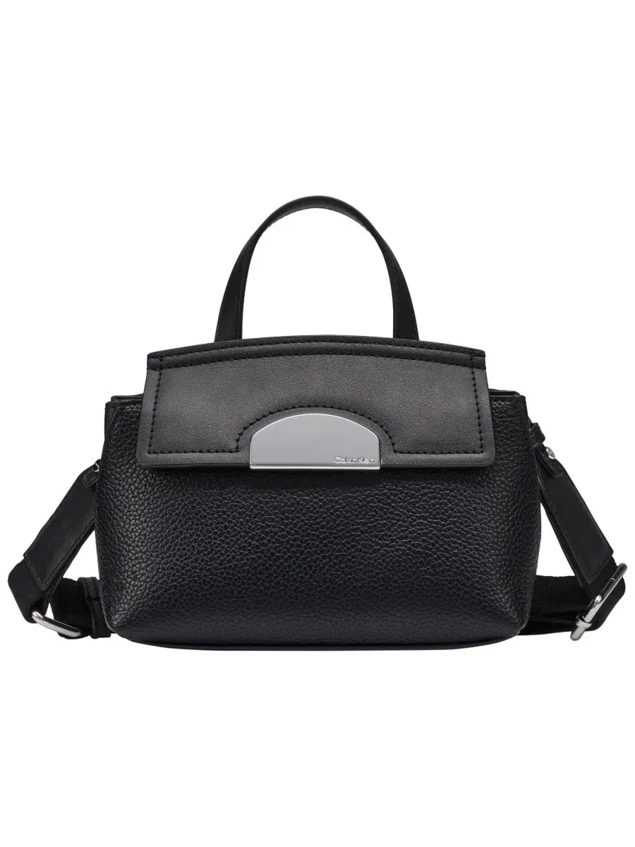 Мини-сумка через плечо Arabella Mini Crossbody Handbag Calvin Klein — изображение 1 из 8, черный/серебристый