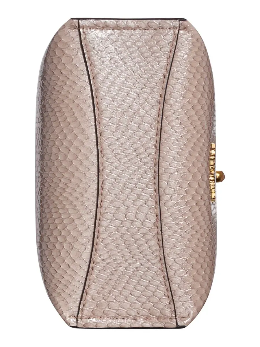 Сумка через плечо Bridgehampton Snake Small Crossbody Bag Donna Karan New York — изображение 5 из 5, серебряный