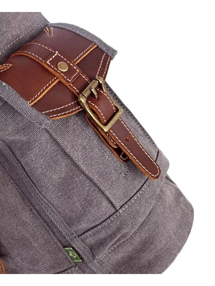 Женская сумка-тоут Turtle Ridge Canvas TSD BRAND — изображение 7 из 14, серый