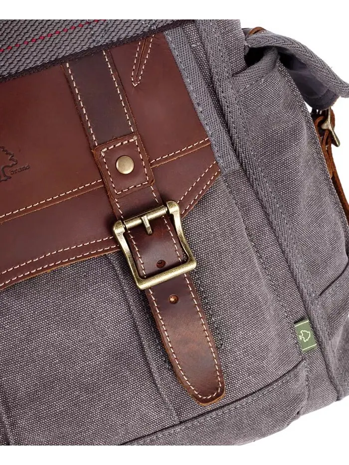 Женская сумка-тоут Turtle Ridge Canvas TSD BRAND — изображение 9 из 14, серый
