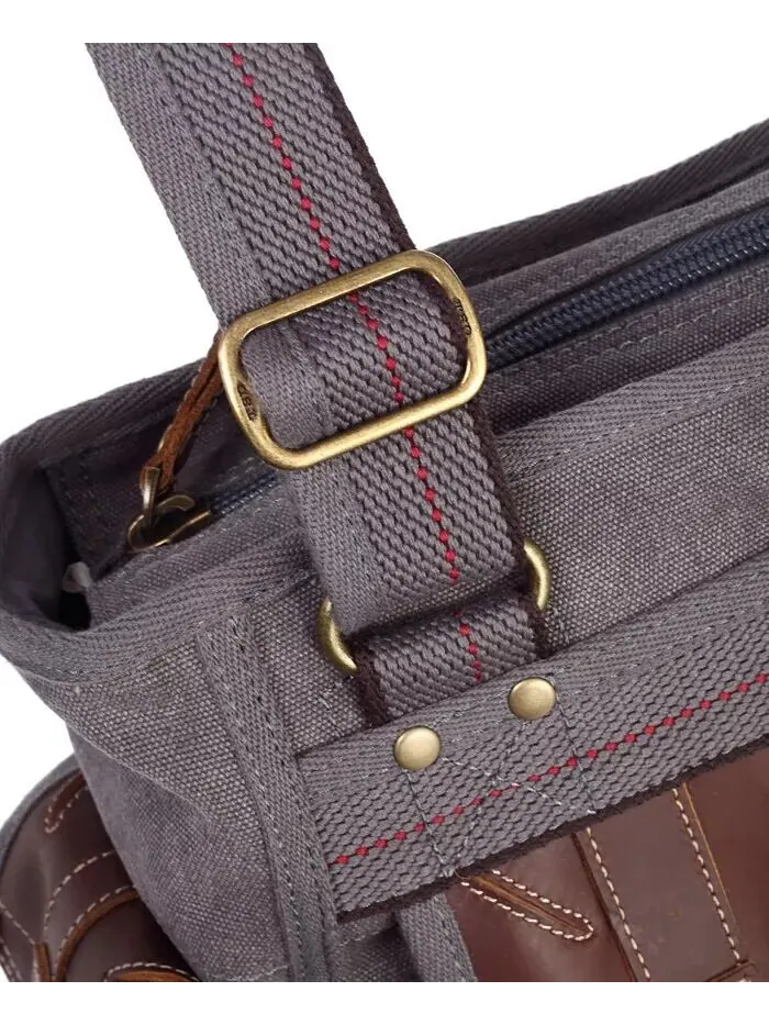 Женская сумка-тоут Turtle Ridge Canvas TSD BRAND — изображение 10 из 14, серый