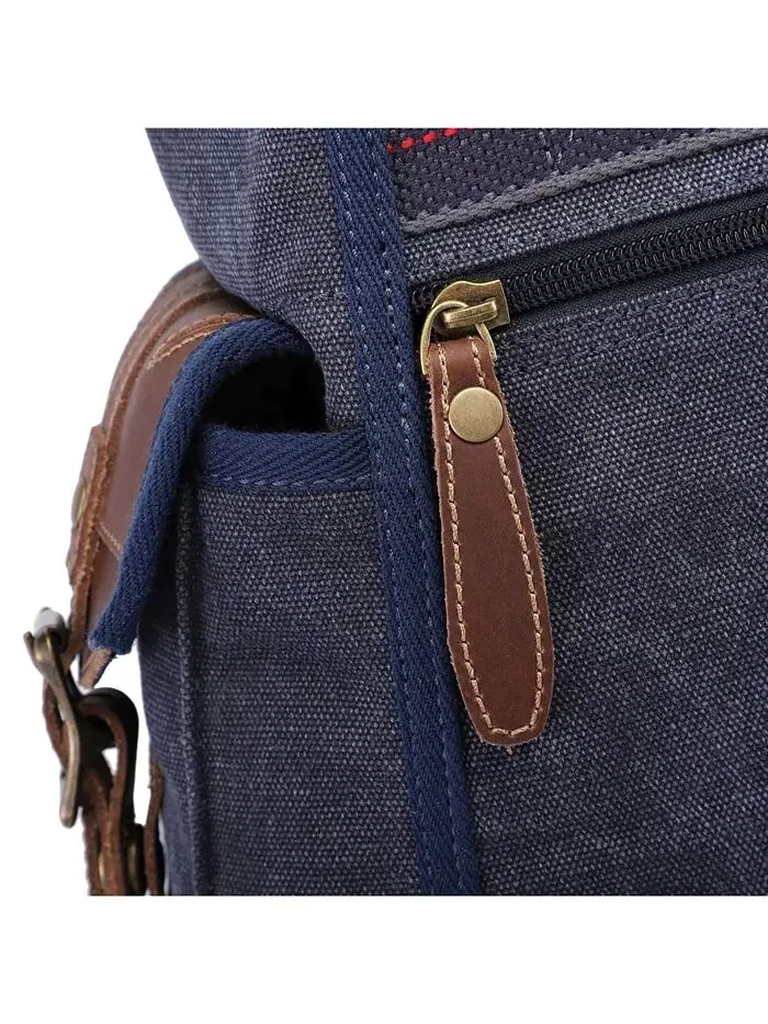 Женская сумка-тоут Turtle Ridge Canvas TSD BRAND — изображение 7 из 8, темно-синий