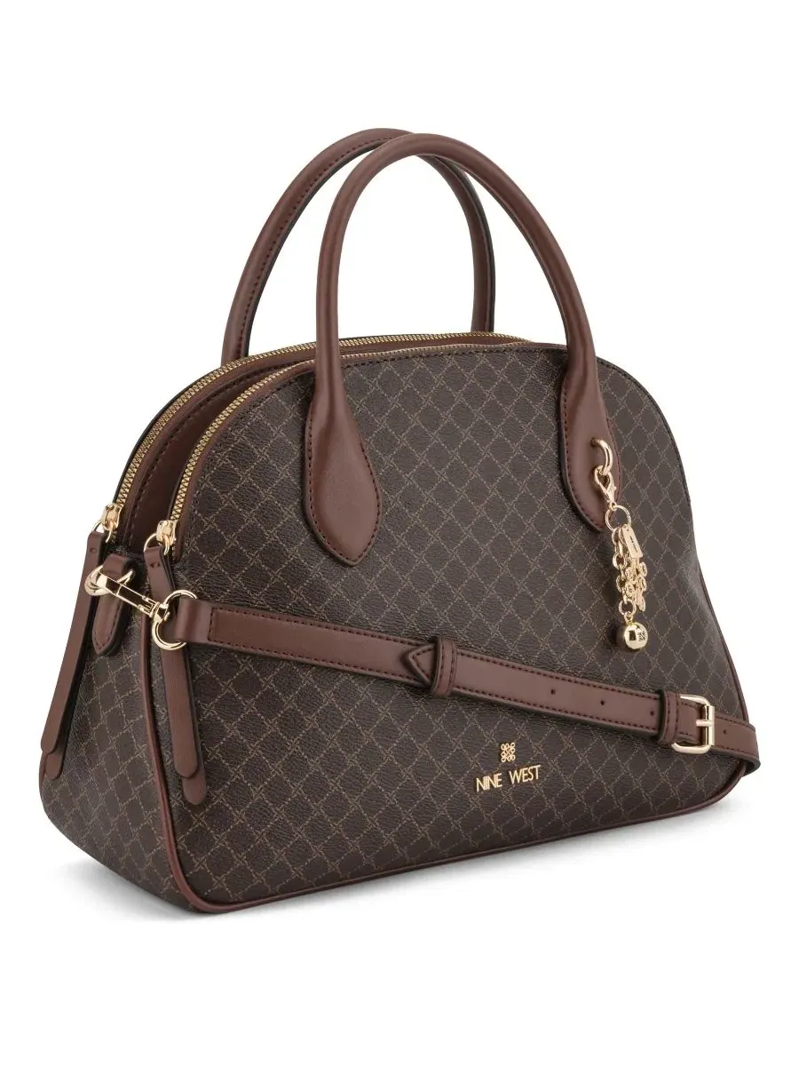 Сумка-шопер Calianna Dome Medium Satchel Nine West — изображение 3 из 5, коричневый