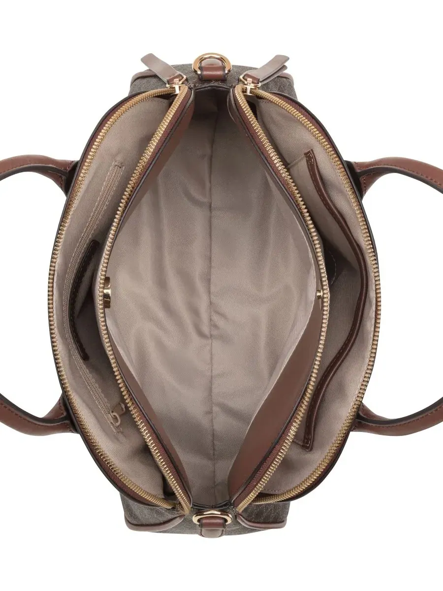 Сумка-шопер Calianna Dome Medium Satchel Nine West — изображение 4 из 5, коричневый