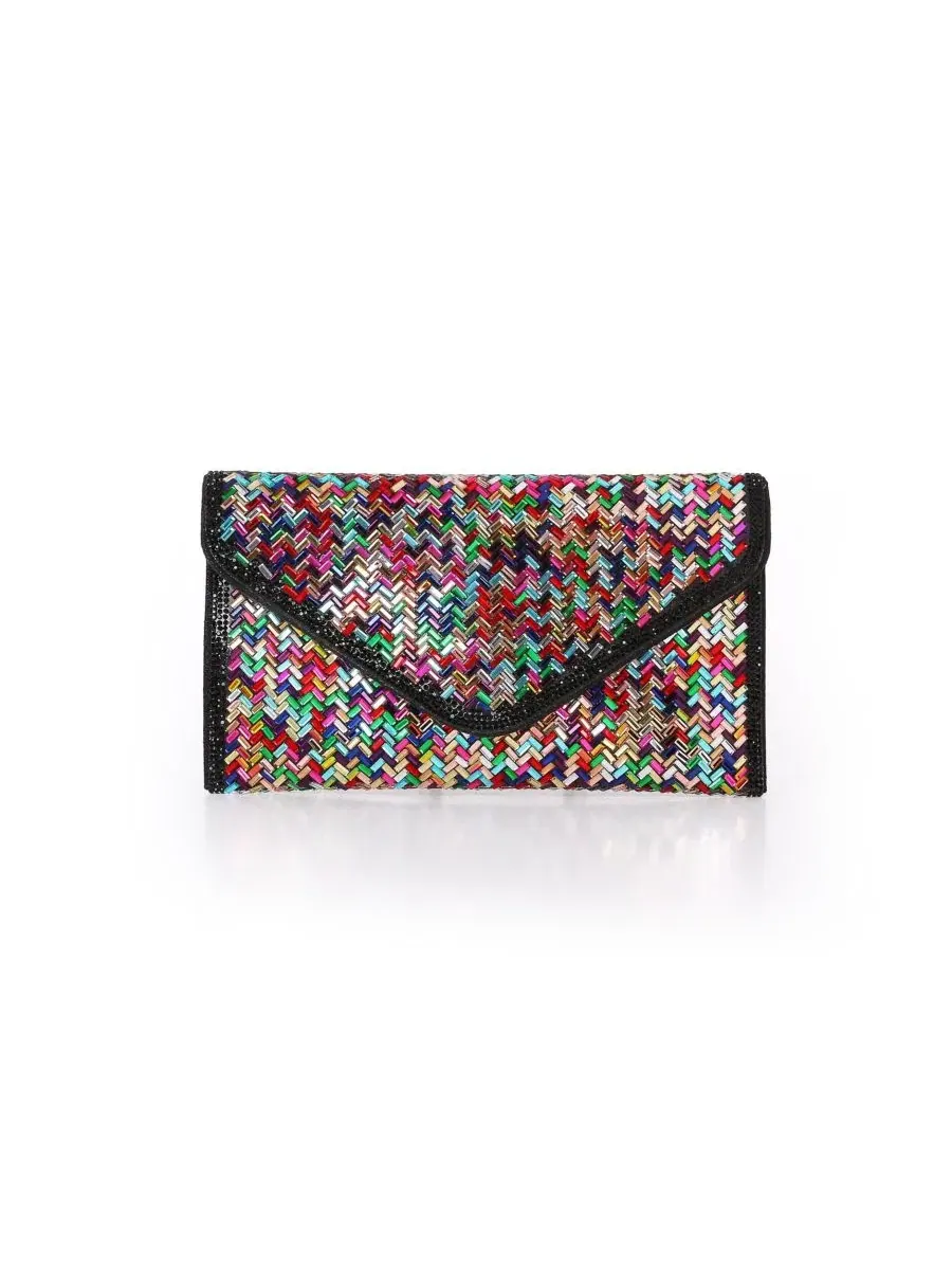 Вечерний клатч с кристаллами Color Blast Jewel Badgley Mischka — изображение 1 из 4, мульти