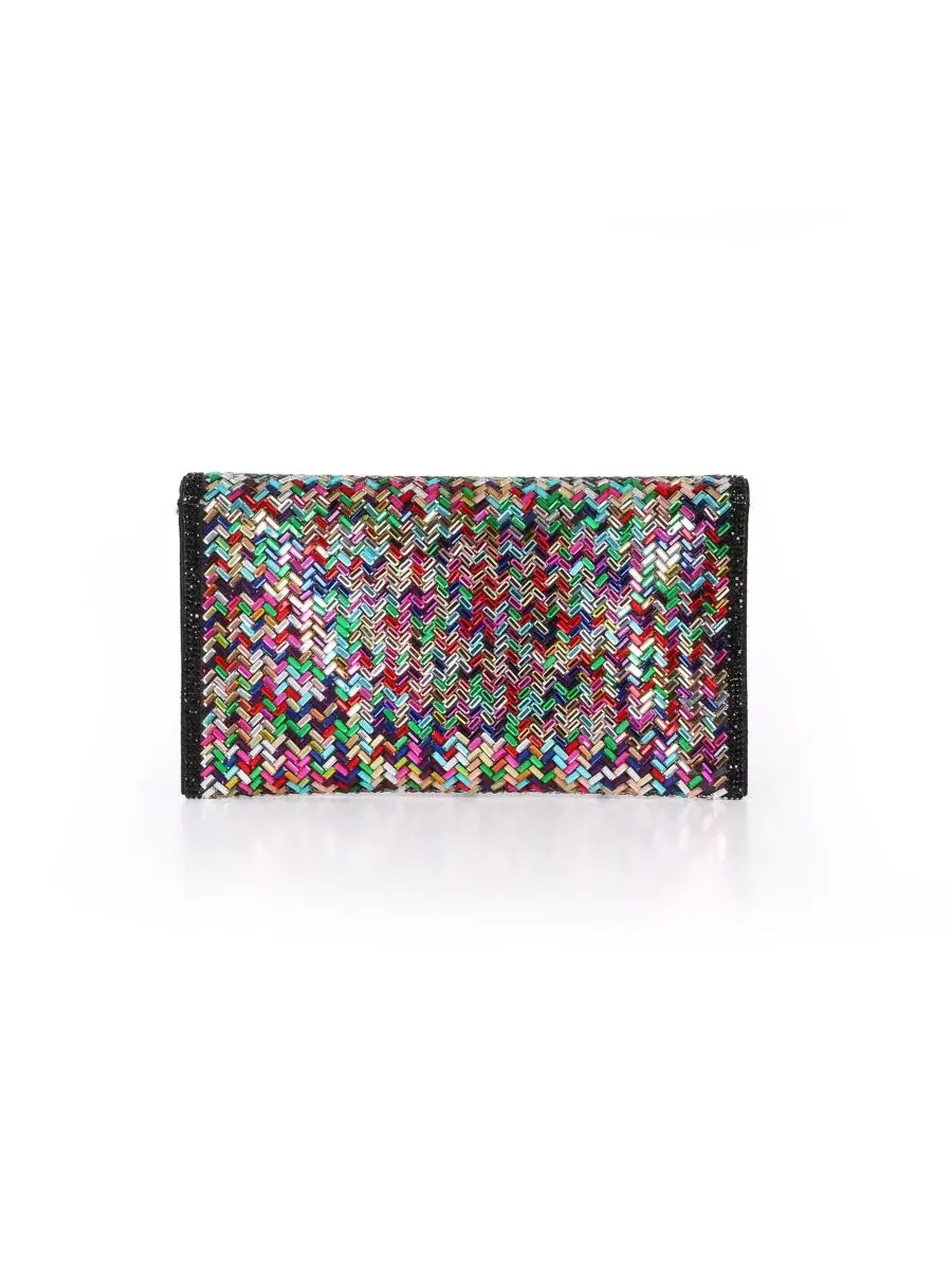 Вечерний клатч с кристаллами Color Blast Jewel Badgley Mischka — изображение 3 из 4, мульти