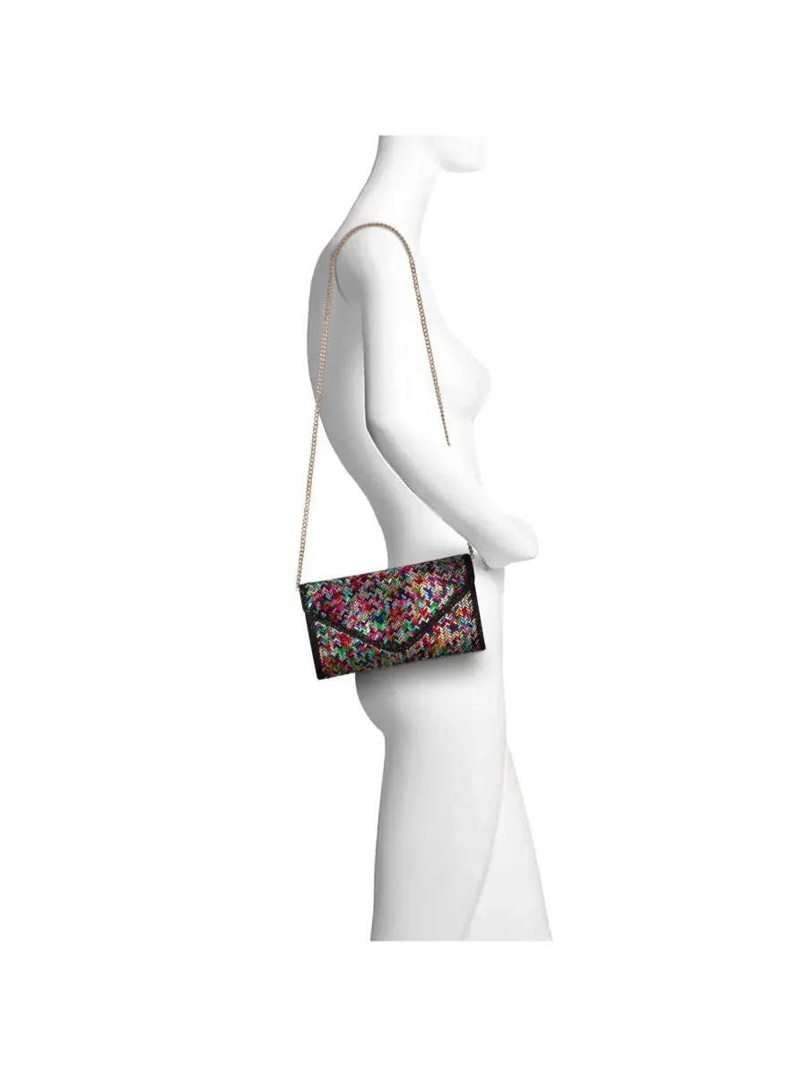 Вечерний клатч с кристаллами Color Blast Jewel Badgley Mischka — изображение 4 из 4, мульти