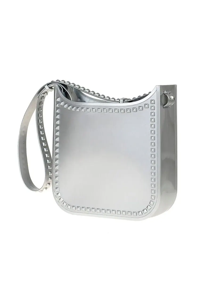 Женская сумка через плечо Fico LG Crossbody, Carmen Sol — изображение 2 из 5, серебряный