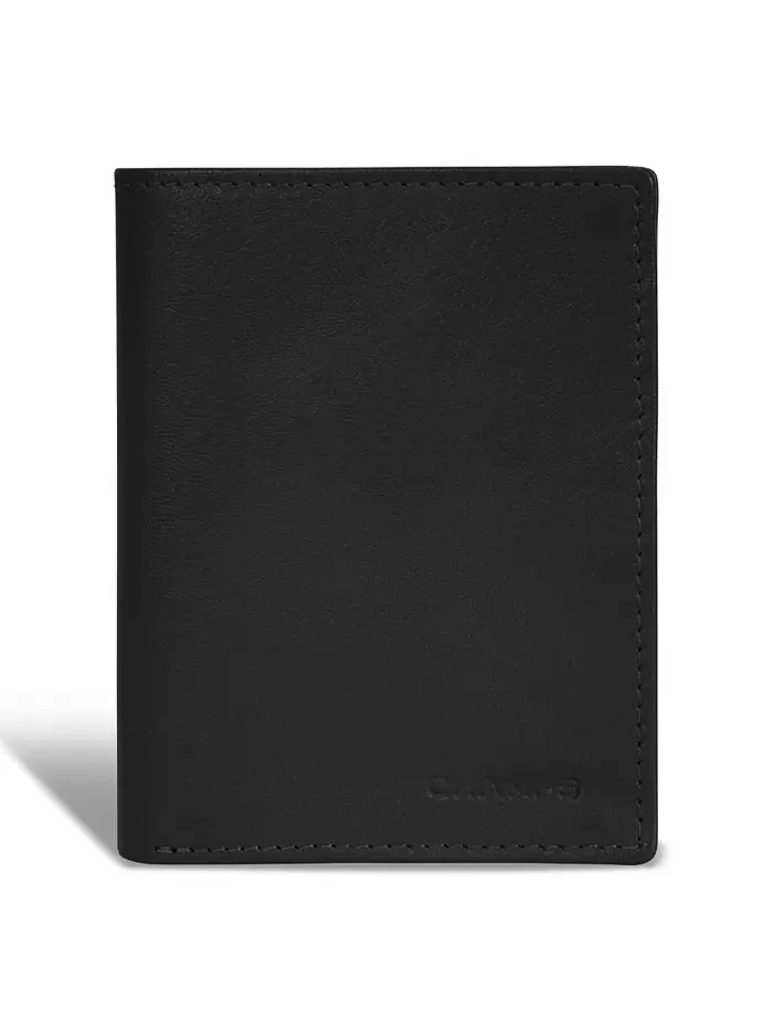 Мужской вертикальный кожаный кошелек Onyx Collection CHAMPS