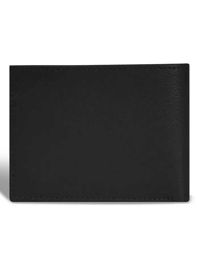 Мужской кожаный бифолд-кошелек Onyx Collection CHAMPS — изображение 6 из 9, коричневый