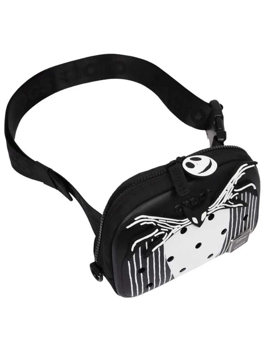 Поясная сумка Jack Skellington с принтом, Disney x Crocs — изображение 2 из 7, черный