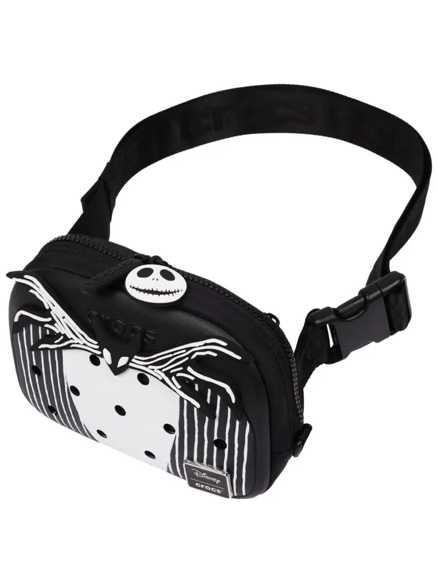 Поясная сумка Jack Skellington с принтом, Disney x Crocs — изображение 3 из 7, черный