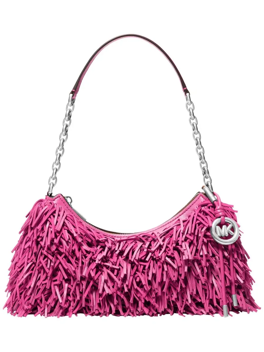 Сумка женская малая клатч Michael Kors Nolita Chain Pouchette — изображение 1 из 3, малина