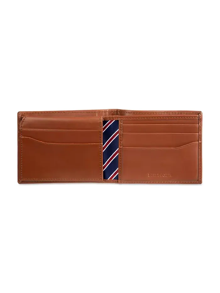 Мужской кошелек Overlay Passcase Tommy Hilfiger — изображение 3 из 7, бежевый