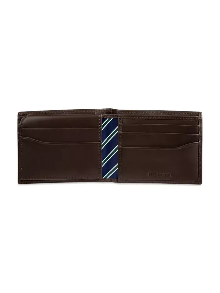 Мужской кошелек Overlay Passcase Tommy Hilfiger — изображение 3 из 7, коричневый
