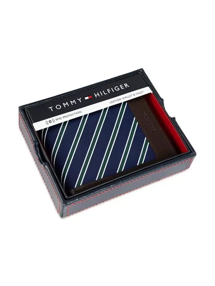 Мужской кошелек Overlay Passcase Tommy Hilfiger — изображение 7 из 7, коричневый