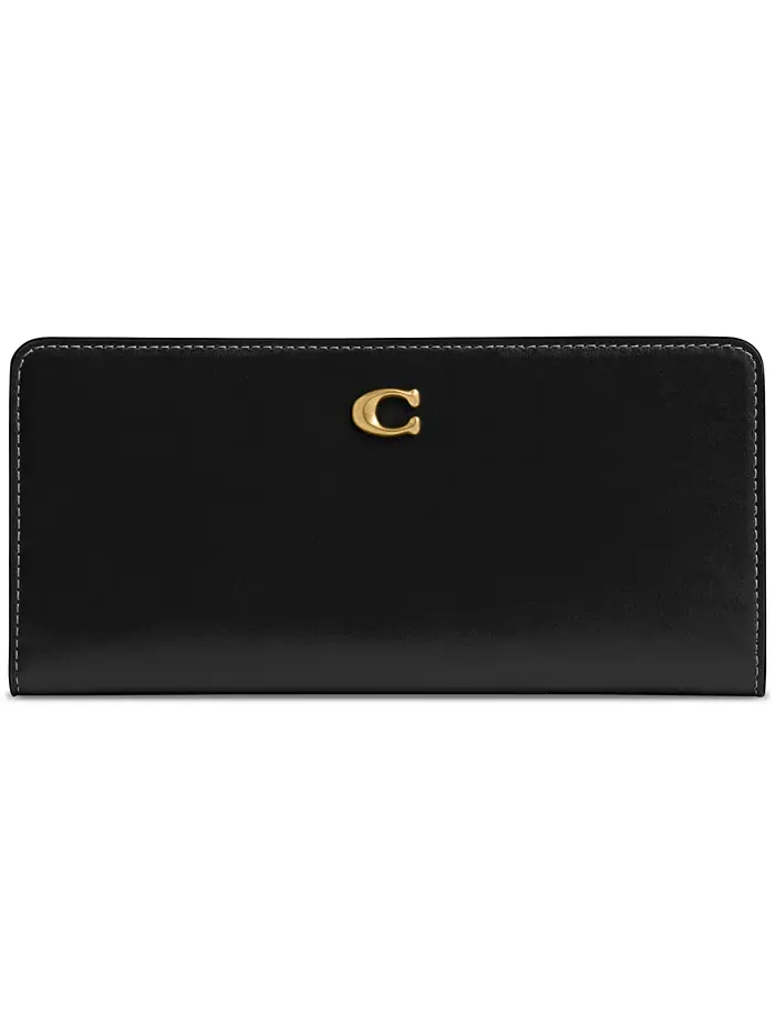 Элегантный кожаный кошелек Essential Slim COACH