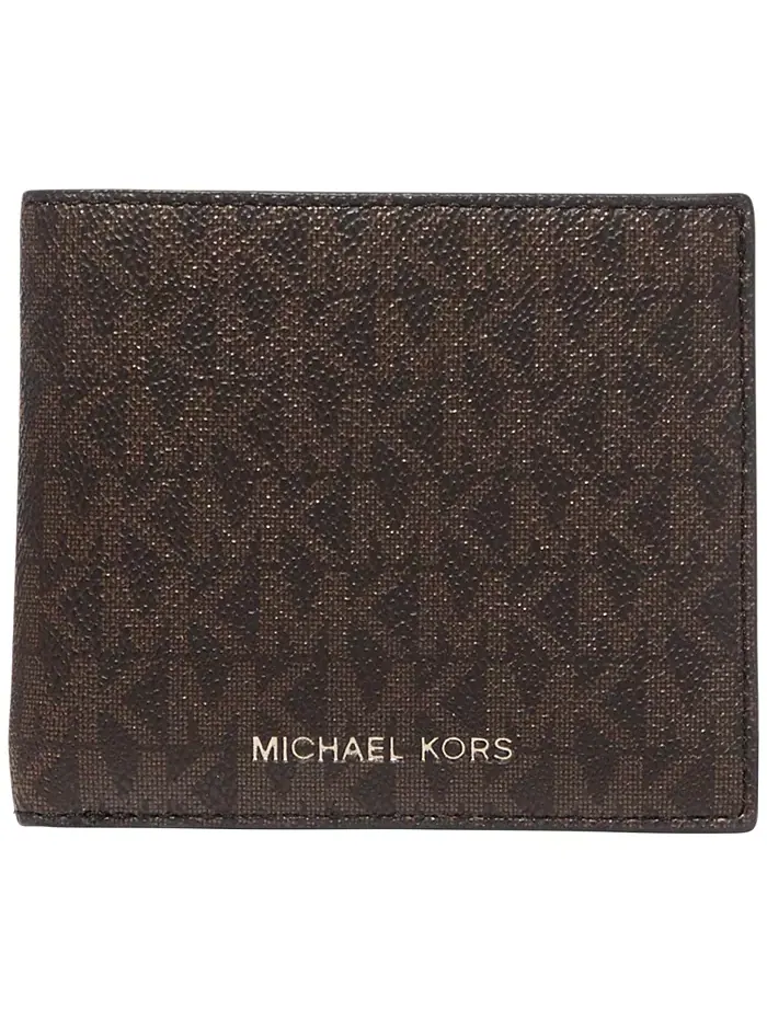 Мужской кошелек Mason Signature Michael Kors — изображение 1 из 3, коричневый