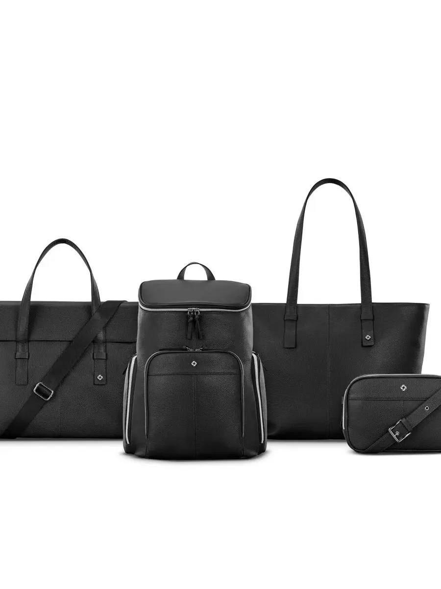 48 см кожаная сумка-тоут Mobile Solution 2 Samsonite — изображение 7 из 7, черный