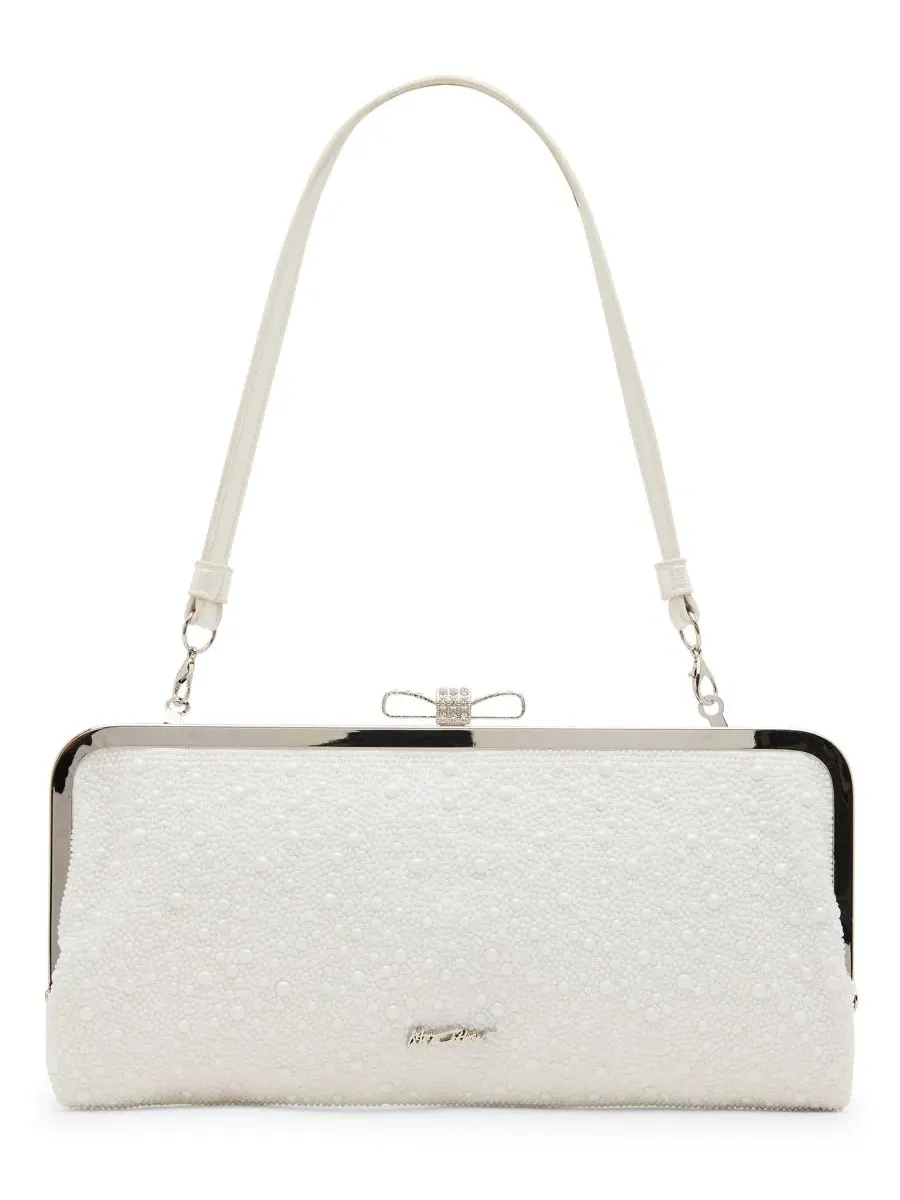 Небольшая сумка через плечо с имитацией жемчуга, модель Imitation Pearl Small Shoulder Handbag