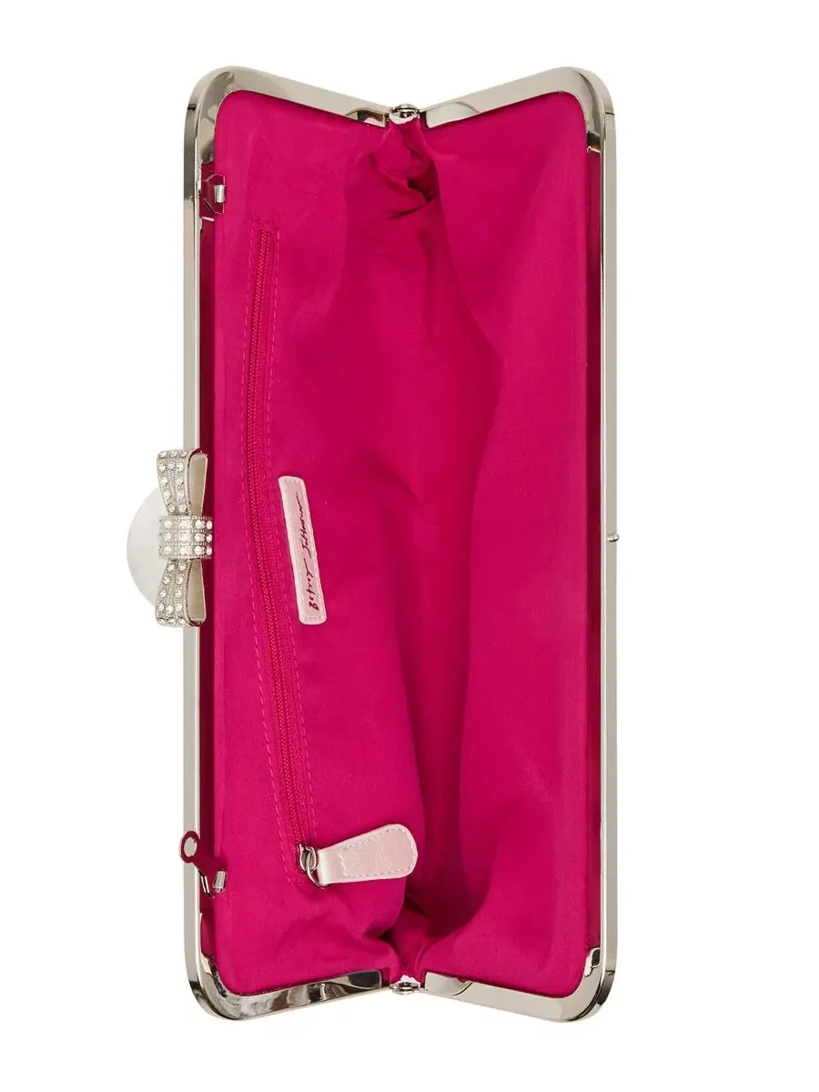 Небольшая сумка через плечо с имитацией жемчуга, модель Imitation Pearl Small Shoulder Handbag — изображение 4 из 5