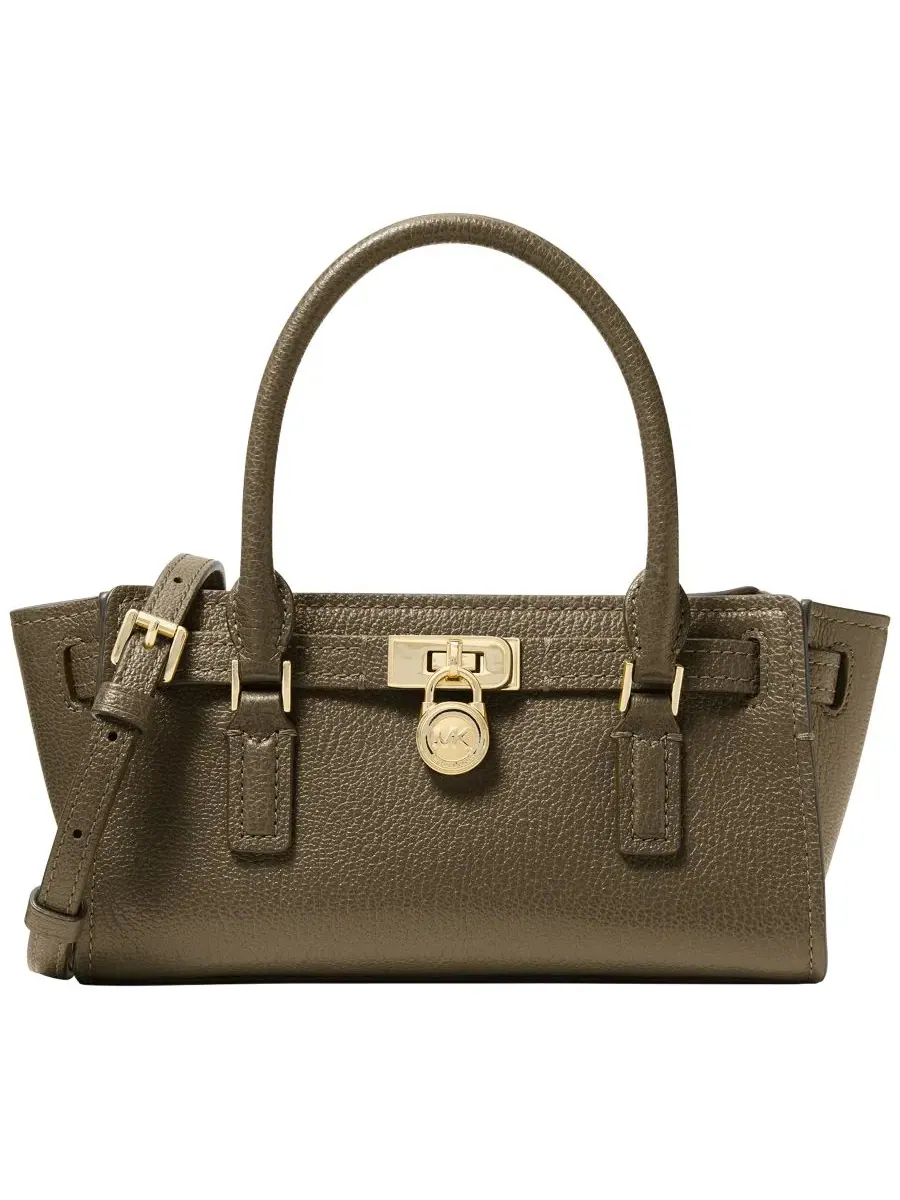 Сумка женская кросс-боди 100% кожа (внешний слой) Michael Kors Hamilton East West Loden — изображение 1 из 4, лоден