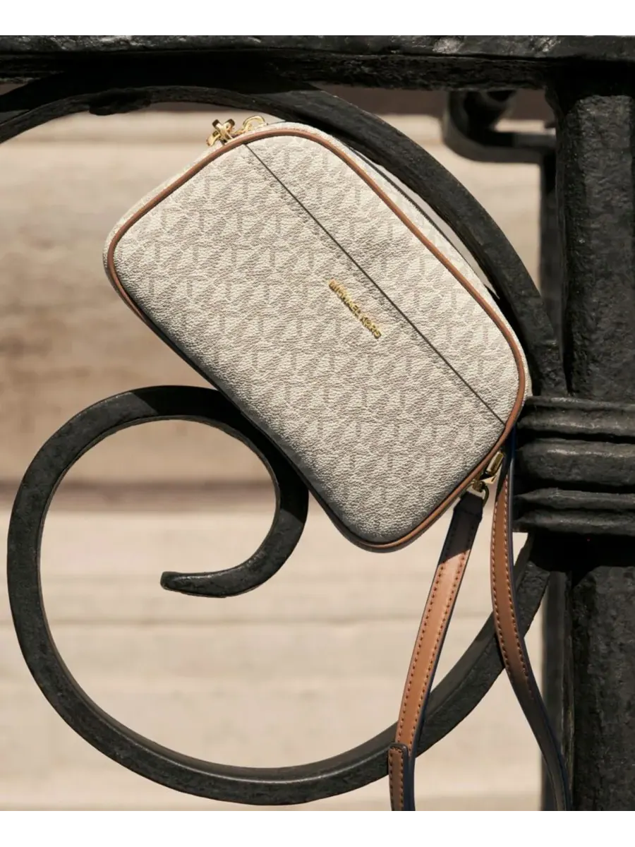 Сумка малая Michael Kors Jet Set Camera — изображение 3 из 3, ваниль/орех
