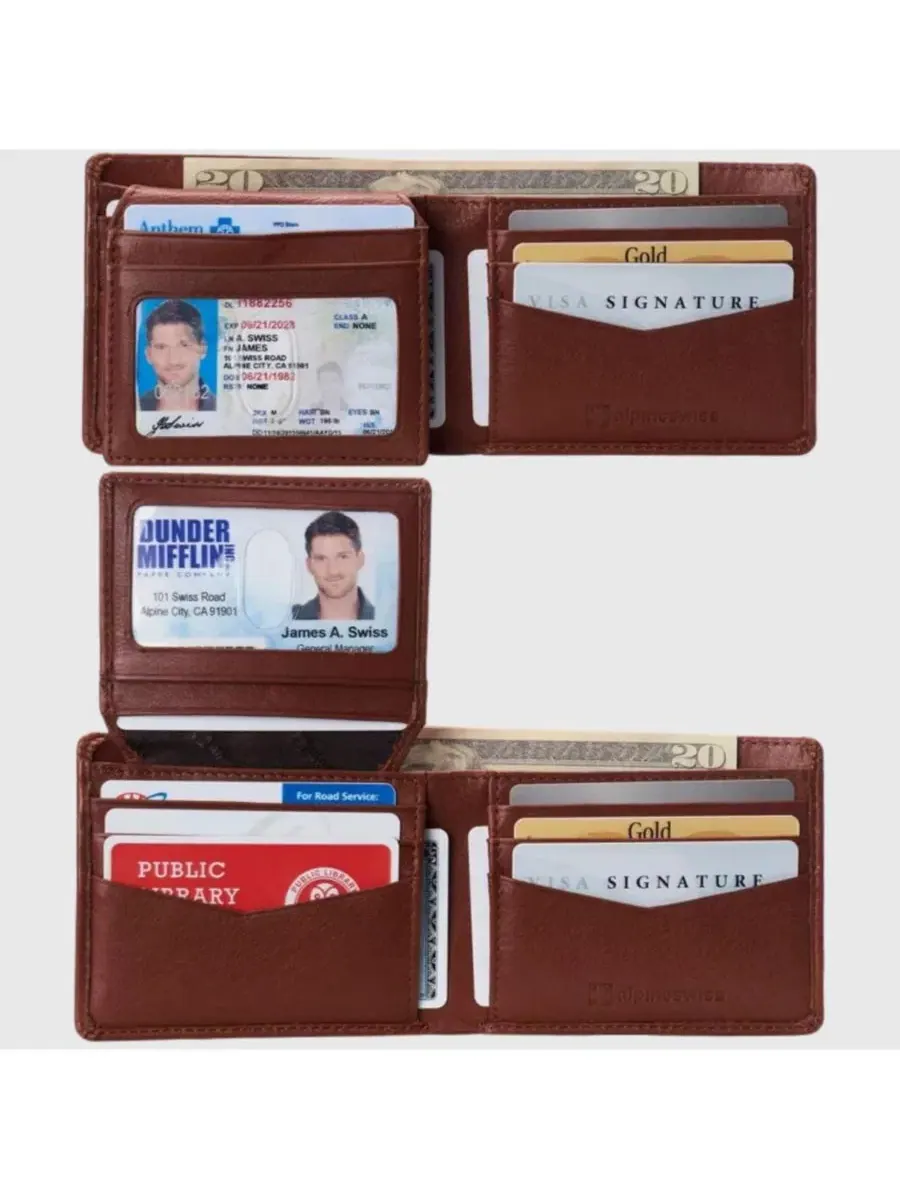 Мужской деловой портфель Connor Executive Bifold | Портфель для деловых вещей | Высококачественная — 2