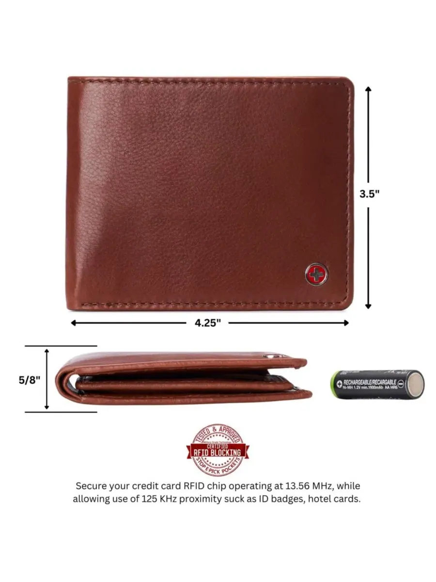 Мужской деловой портфель Connor Executive Bifold | Портфель для деловых вещей | Высококачественная — 3
