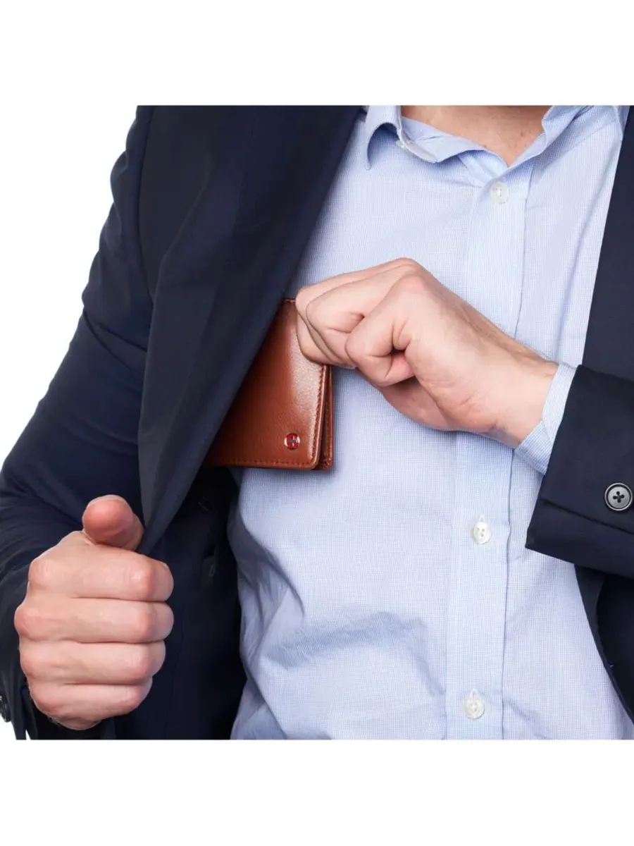 Мужской деловой портфель Connor Executive Bifold | Портфель для деловых вещей | Высококачественная — 5