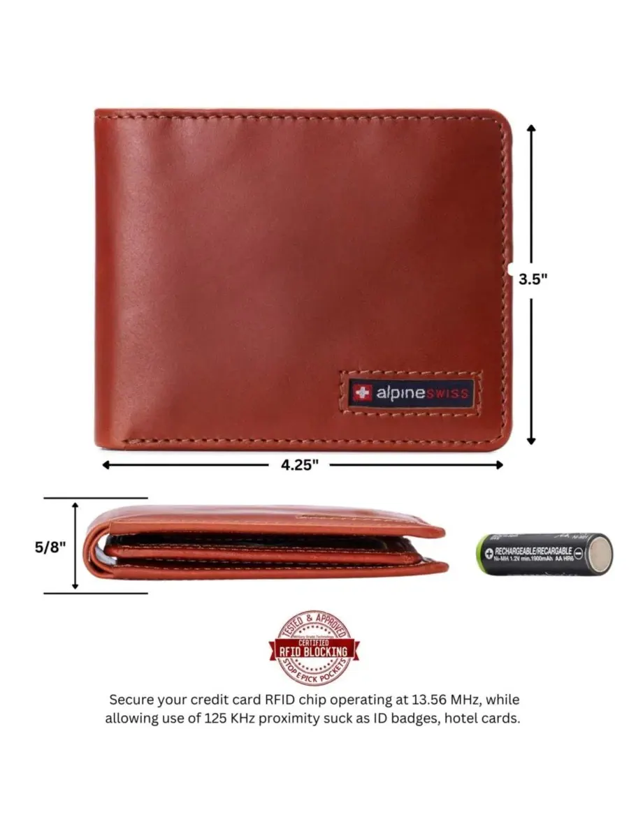 Мужской деловой портфель Connor Executive Bifold | Портфель для деловых вещей | Высококачественная — 3