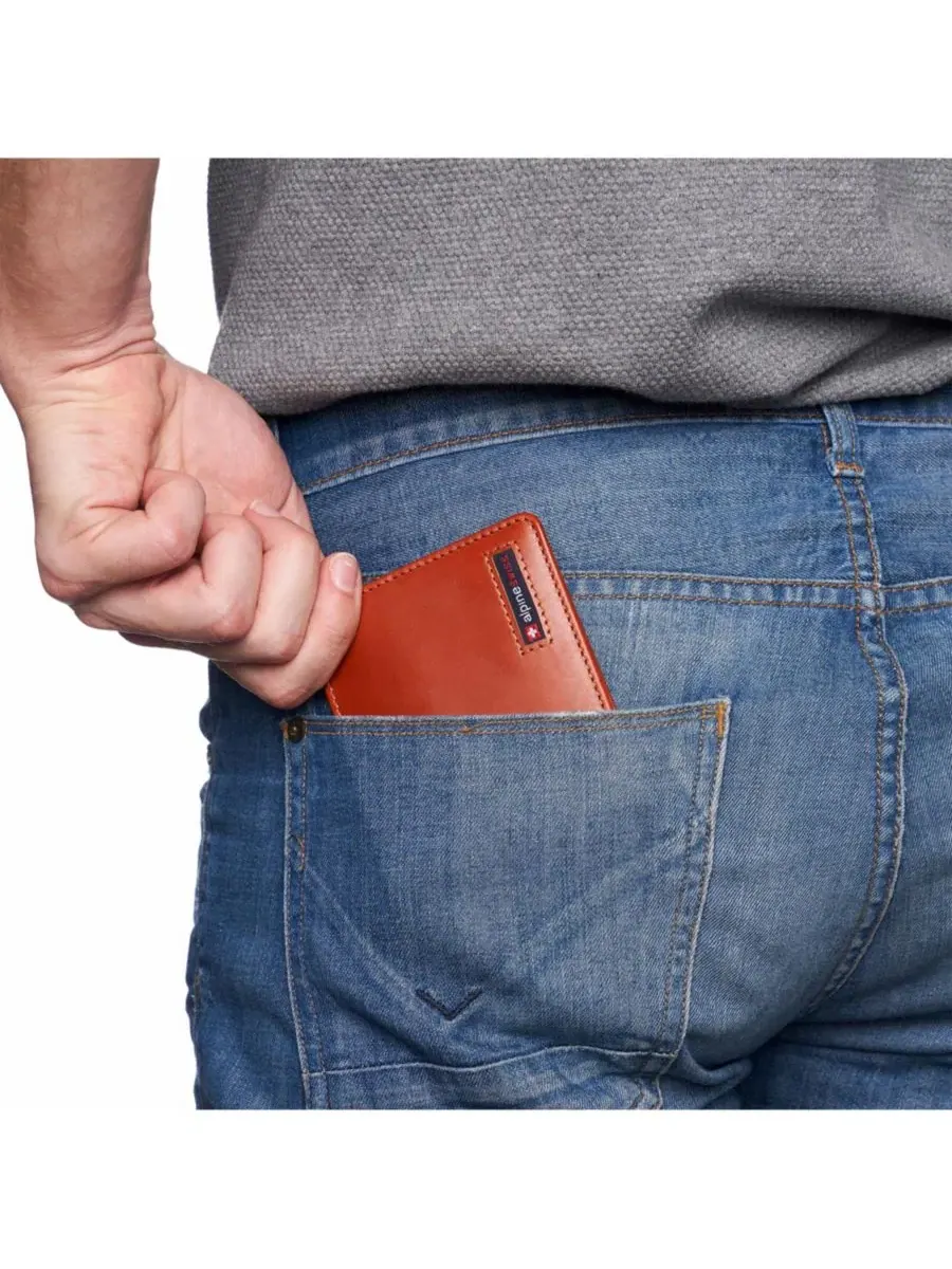 Мужской деловой портфель Connor Executive Bifold | Портфель для деловых вещей | Высококачественная — 6