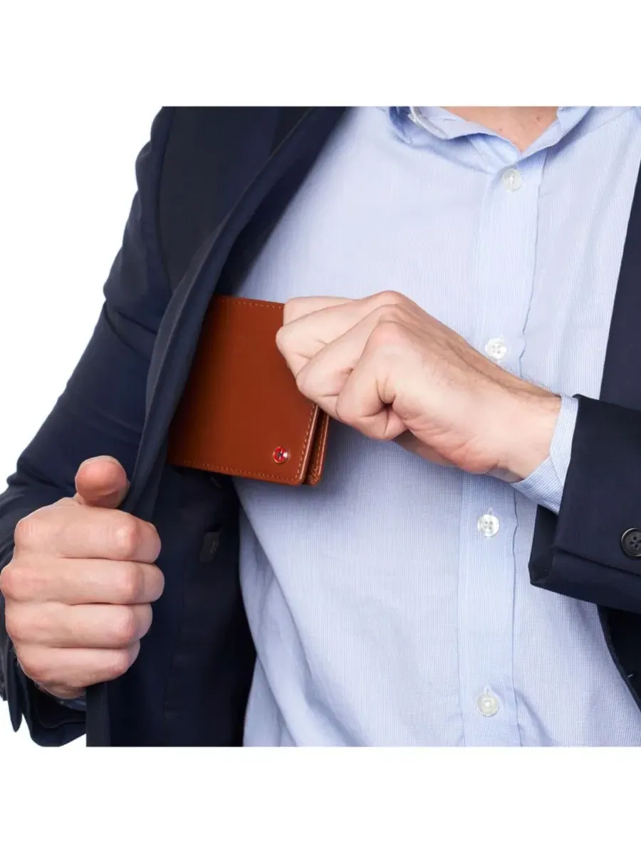 Мужской деловой портфель Connor Executive Bifold | Портфель для деловых вещей | Высококачественная — 5