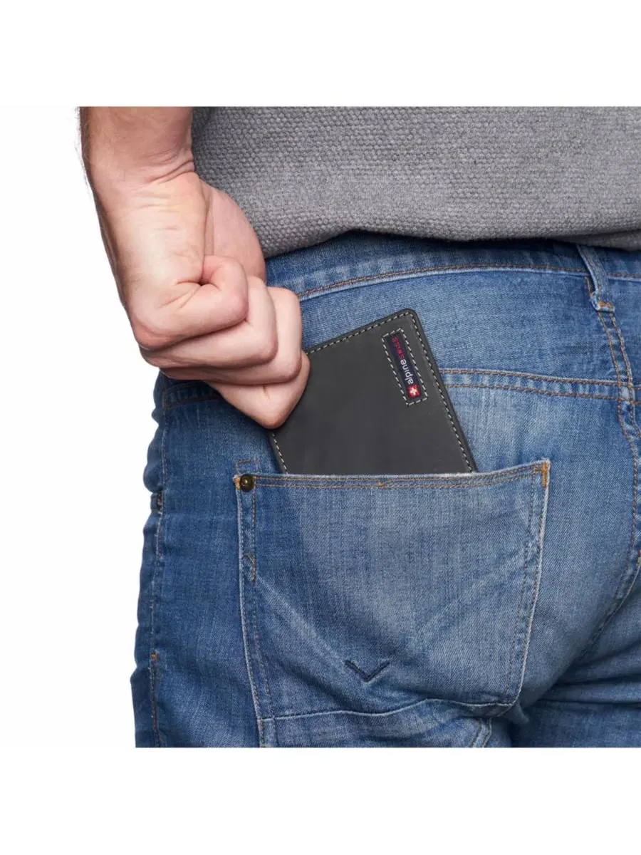 Мужской деловой портфель Connor Executive Bifold | Портфель для деловых вещей | Высококачественная — 3