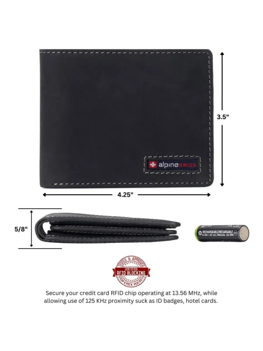 Мужской деловой портфель Connor Executive Bifold | Портфель для деловых вещей | Высококачественная — 4
