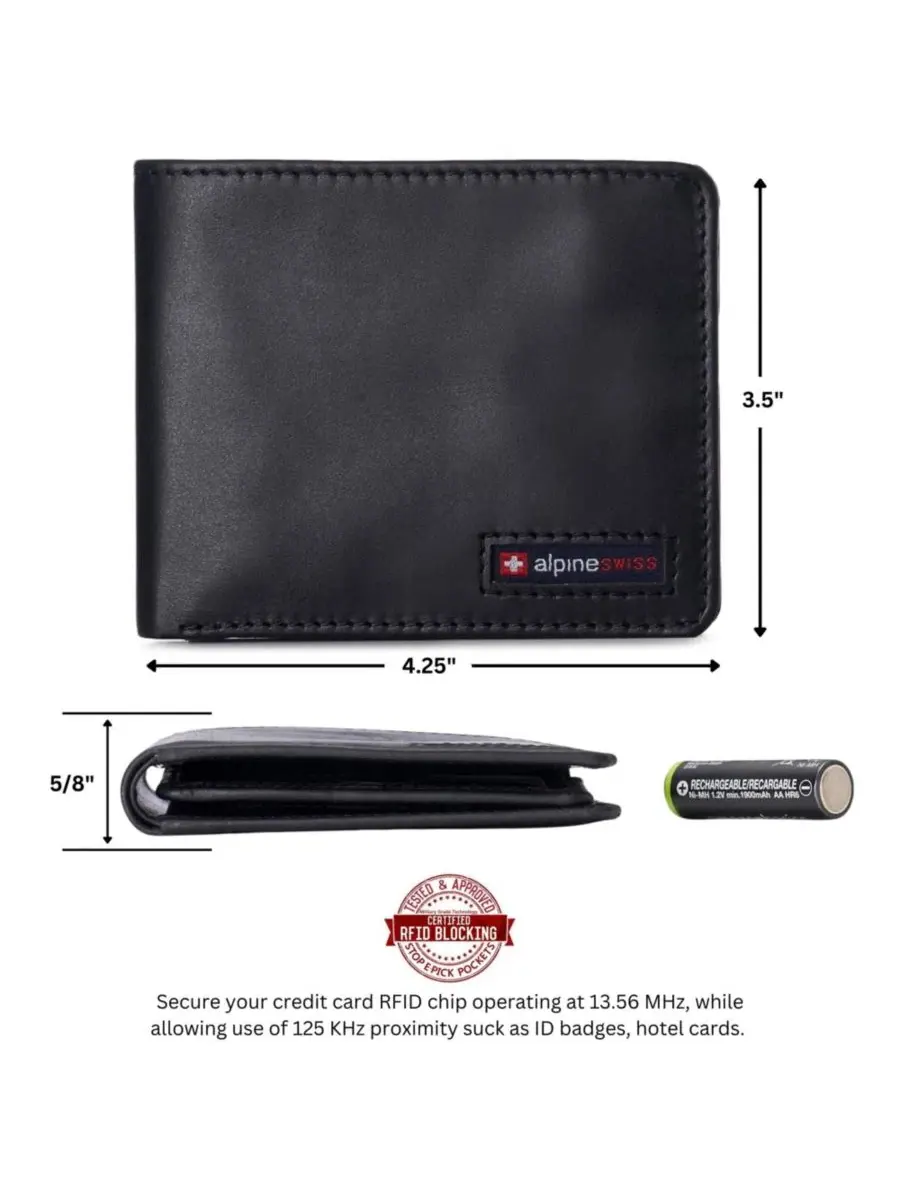 Мужской деловой портфель Connor Executive Bifold | Портфель для деловых вещей | Высококачественная — 3