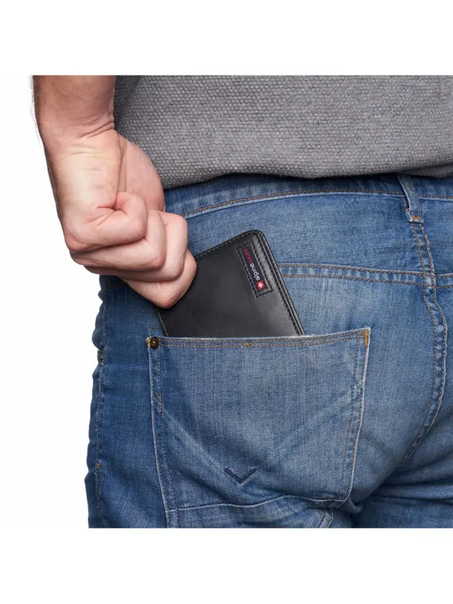 Мужской деловой портфель Connor Executive Bifold | Портфель для деловых вещей | Высококачественная — 6