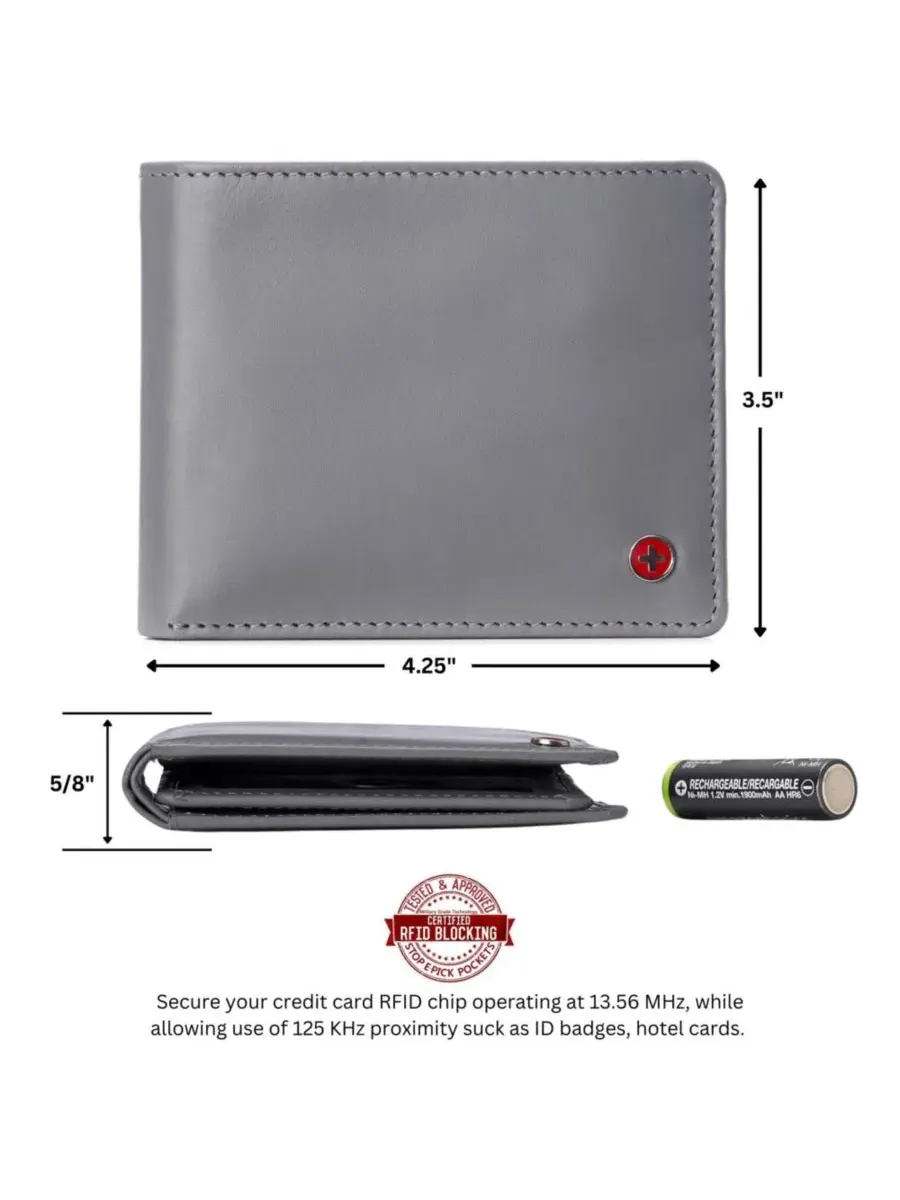 Мужской деловой портфель Connor Executive Bifold | Портфель для деловых вещей | Высококачественная — 3