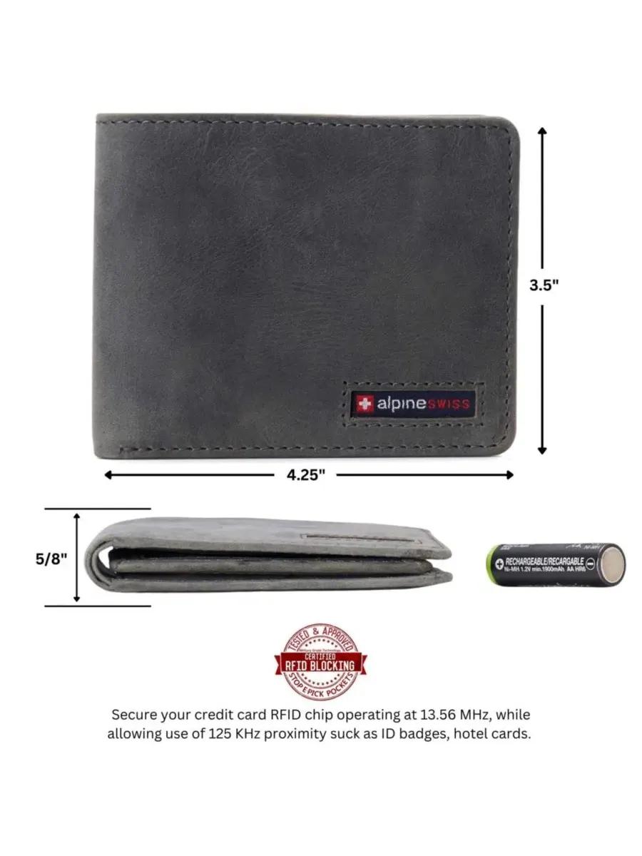 Мужской деловой портфель Connor Executive Bifold | Портфель для деловых вещей | Высококачественная — 3