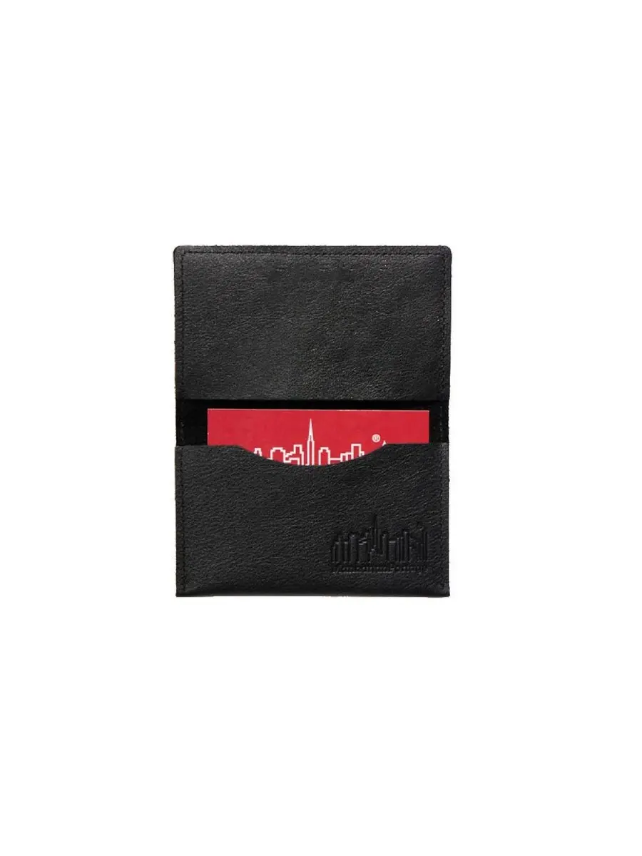 Кожаный футляр для карт, кошелек Manhattan Portage — изображение 4 из 4, черный