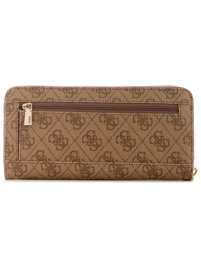 Большой кошелек Laurel II с застежкой-молнией GUESS — изображение 2 из 3, латте