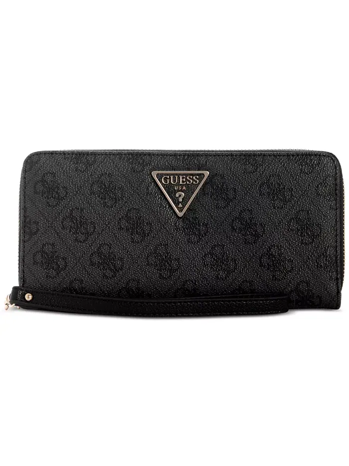 Кошелек Laurel II Large Zip Around GUESS — изображение 1 из 3, угольный